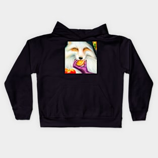 Painting of a fox Kids Hoodie